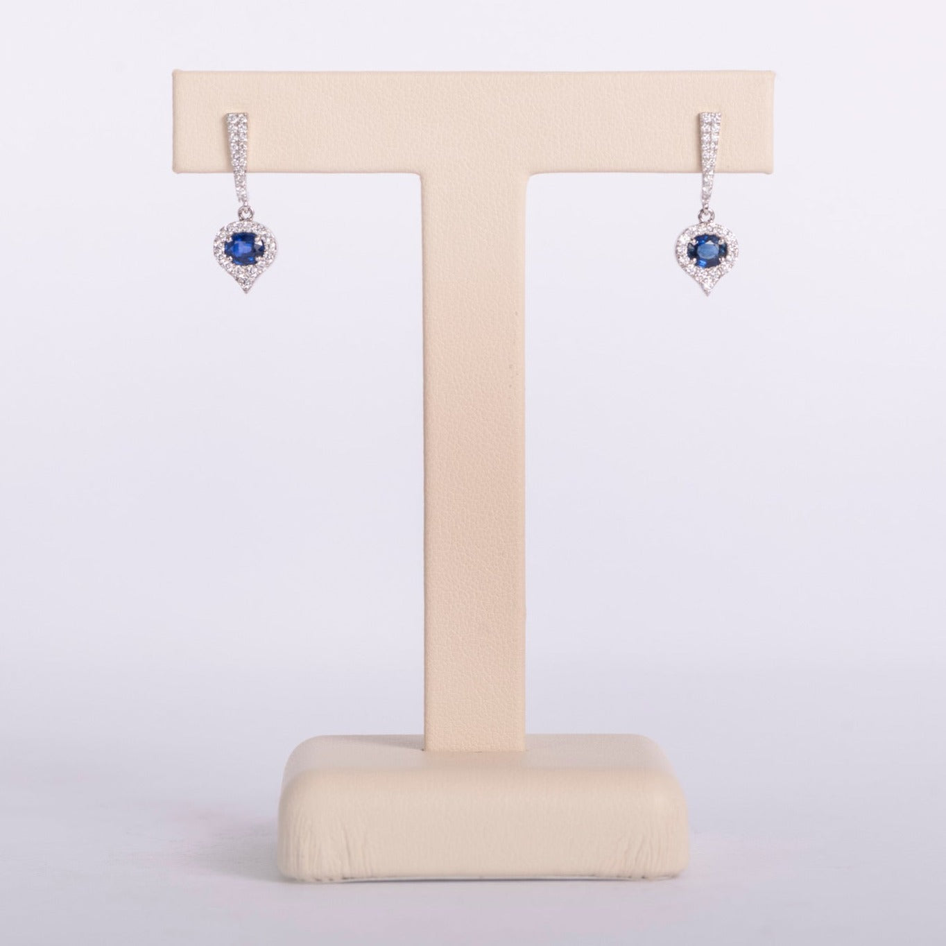 Sapphire & Diamond Earring