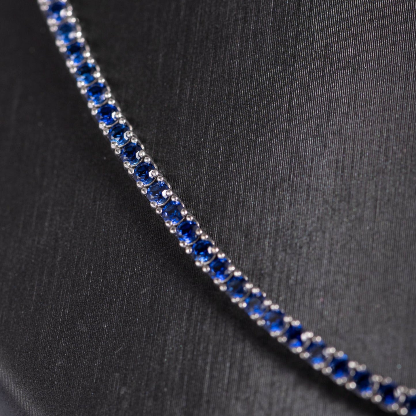 Sapphire Tennis Necklace