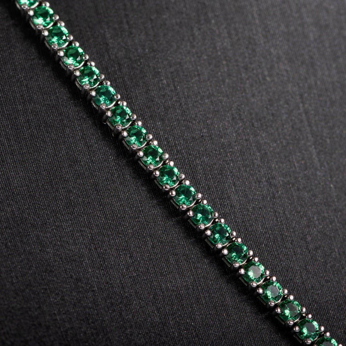Emerald Tennis Necklace