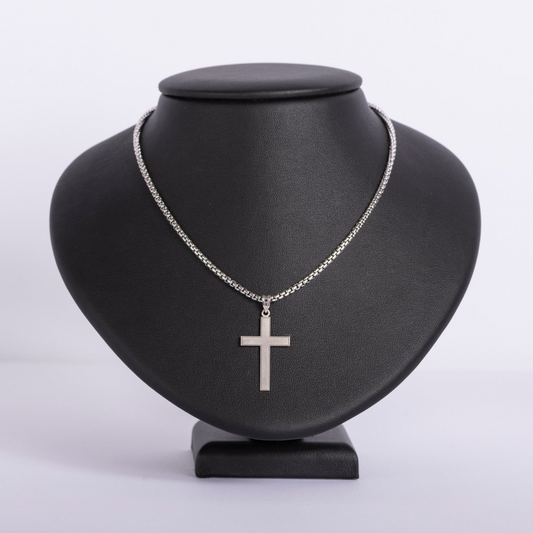 White Gold Cross