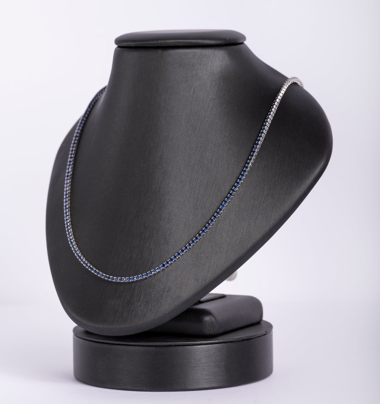 Sapphire Tennis Necklace