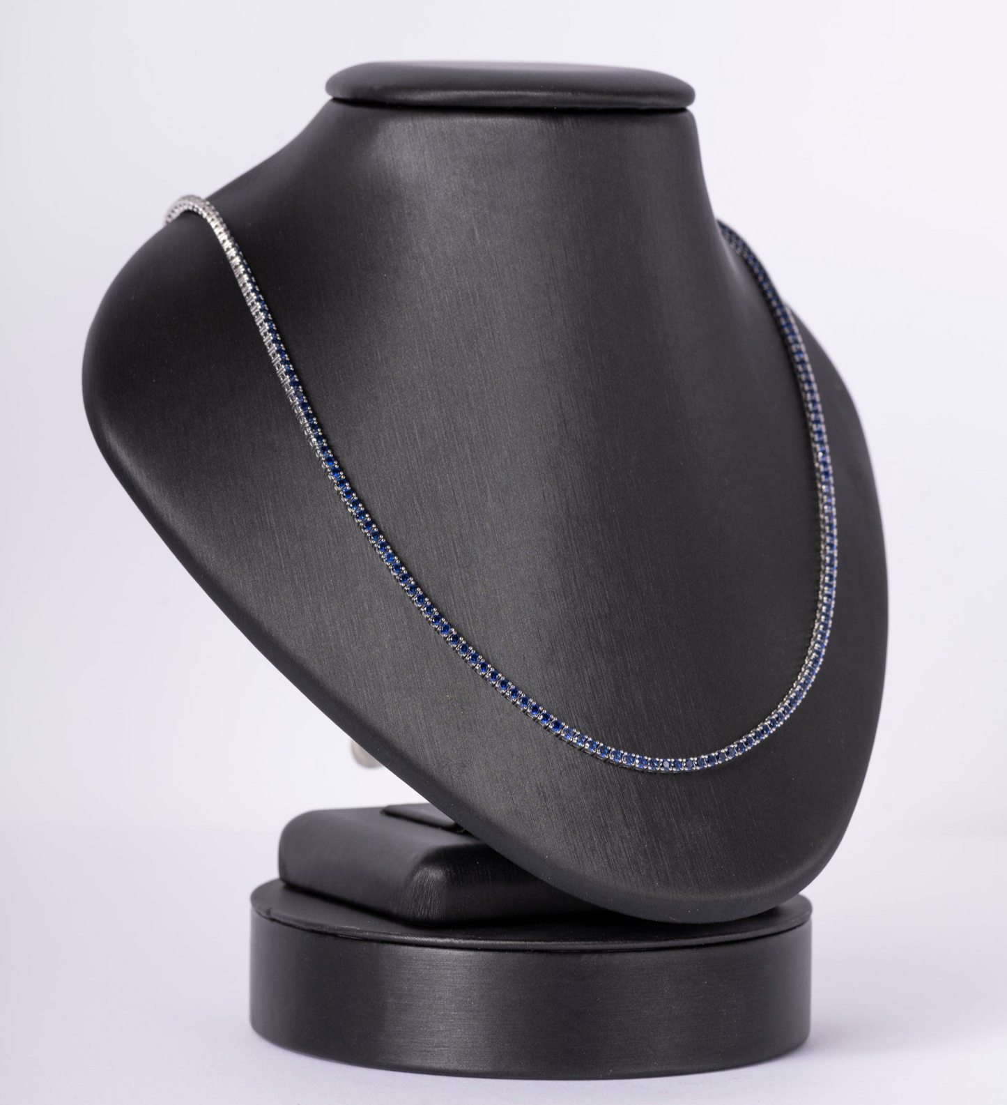 Sapphire Tennis Necklace