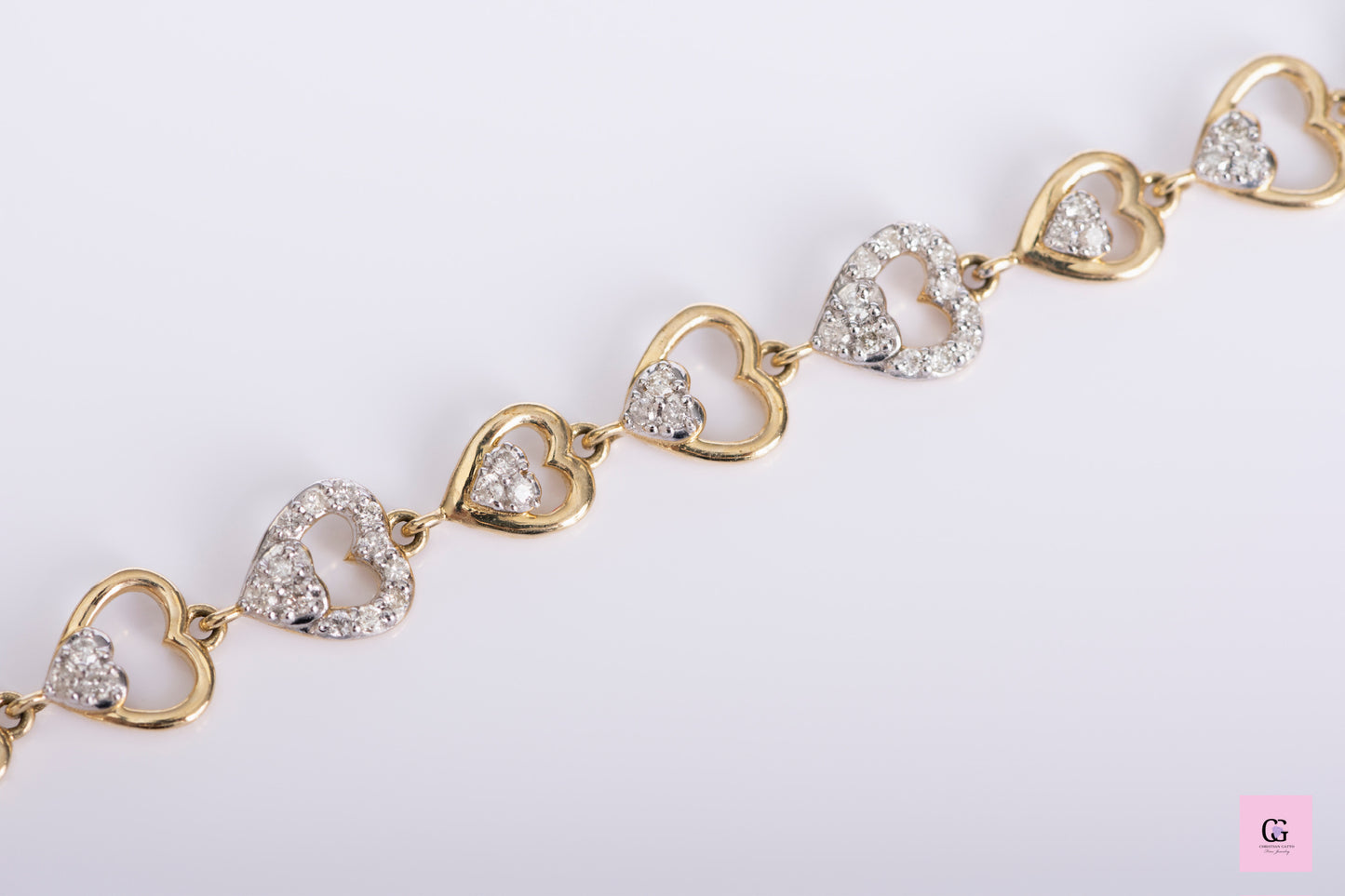 Diamond Heart Bracelet