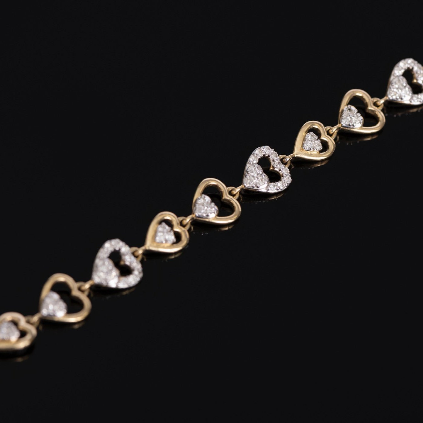 Diamond Heart Bracelet