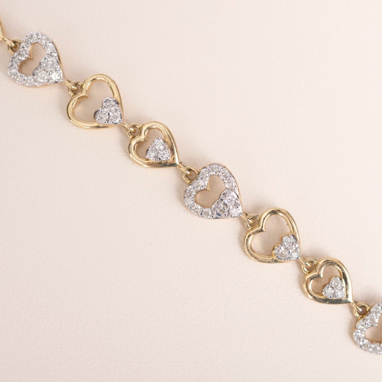 Diamond Heart Bracelet