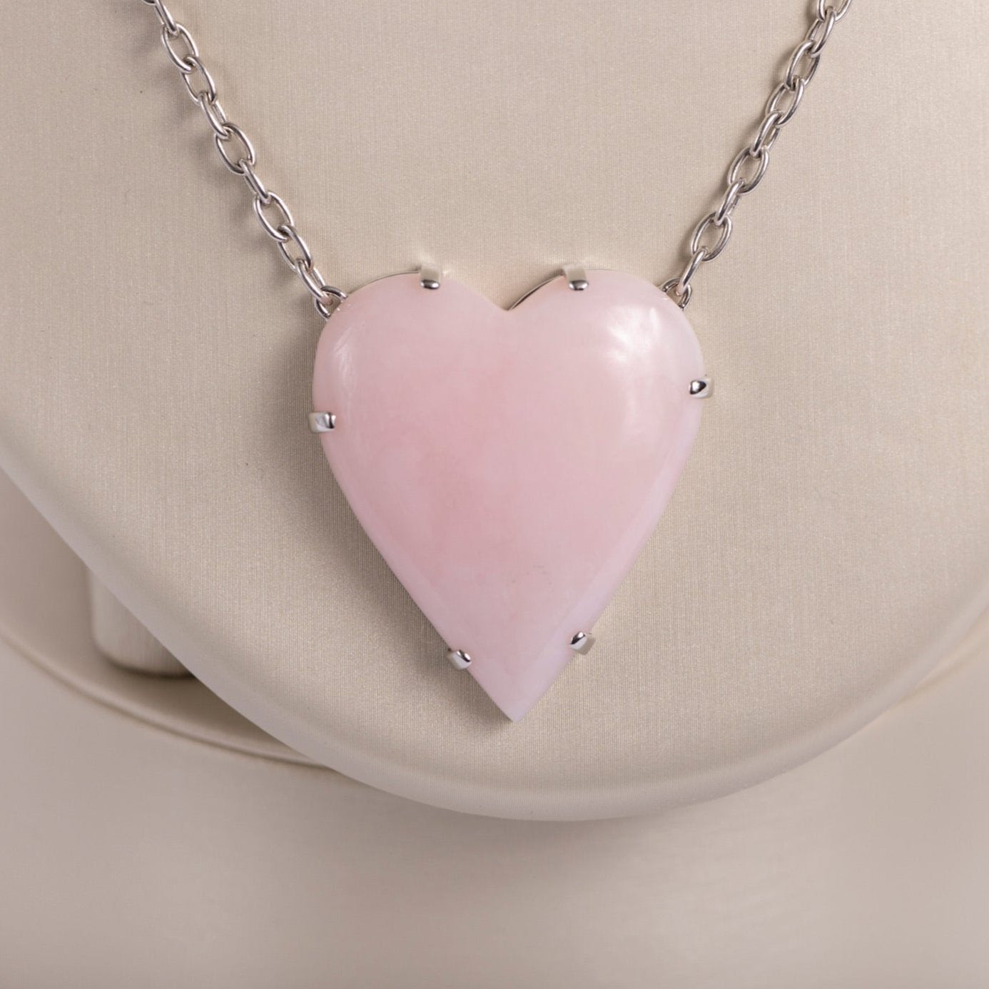 Opal Heart Necklace