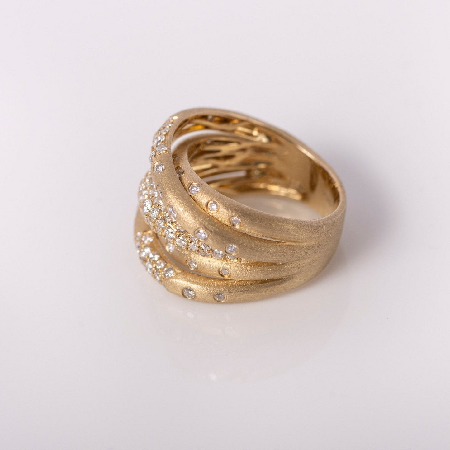 Entwined Diamond Ring