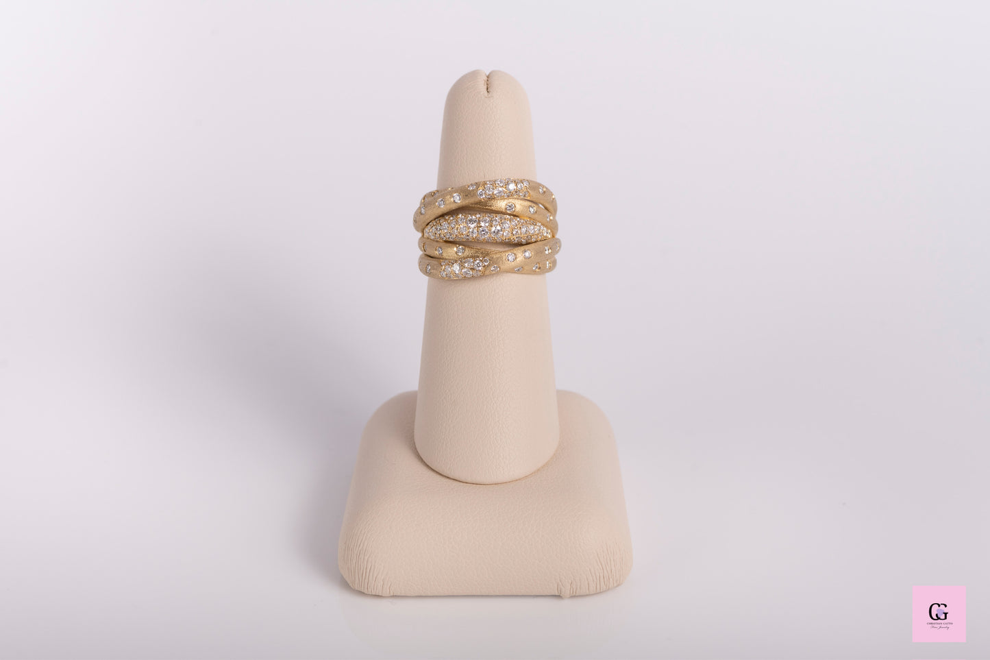 Entwined Diamond Ring
