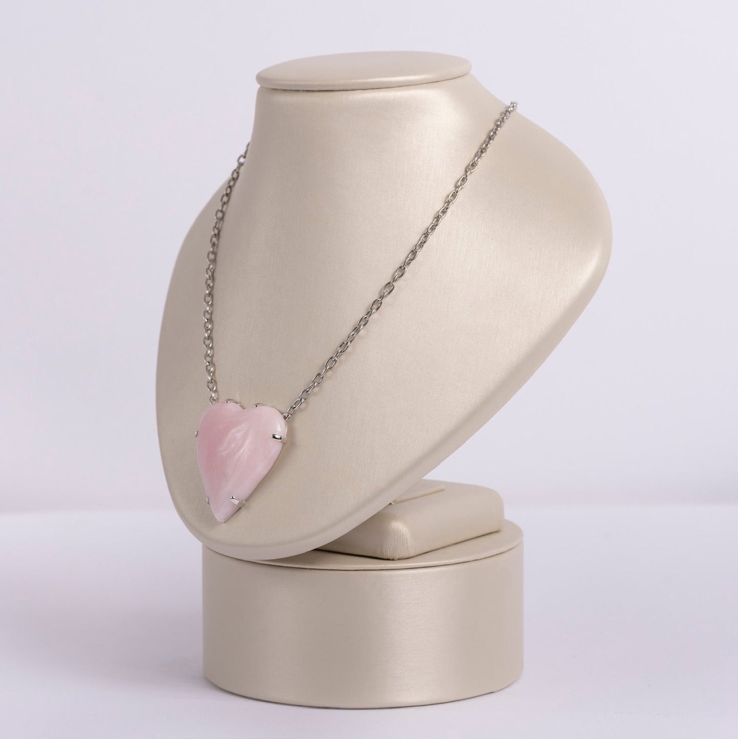 Opal Heart Necklace