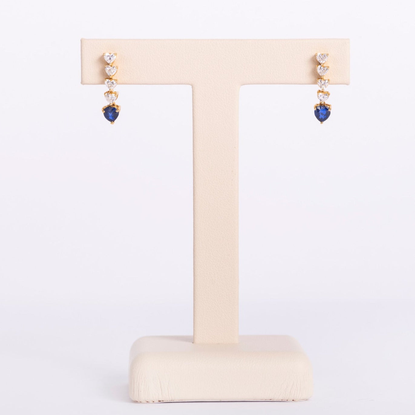 Diamond-Sapphire Earring