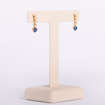 Diamond-Sapphire Earring