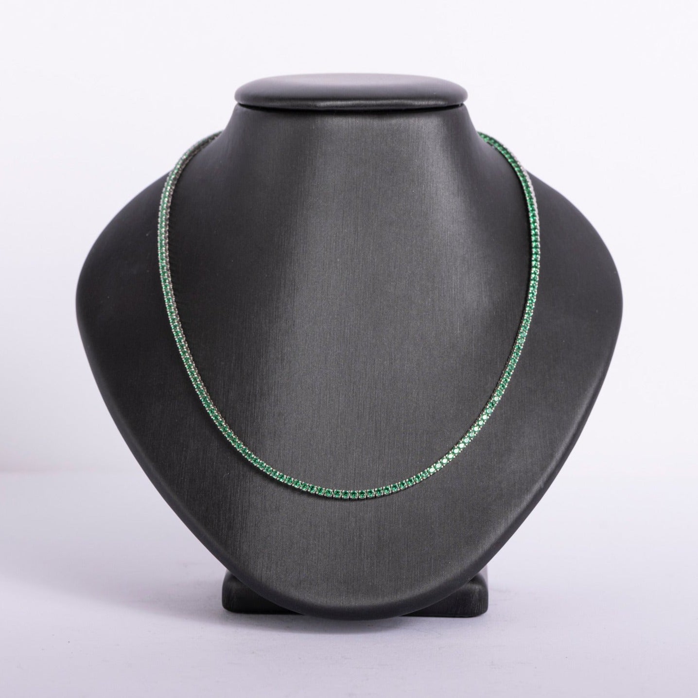 Emerald Tennis Necklace