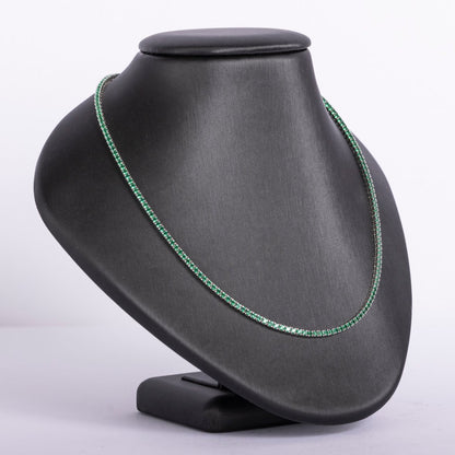 Emerald Tennis Necklace