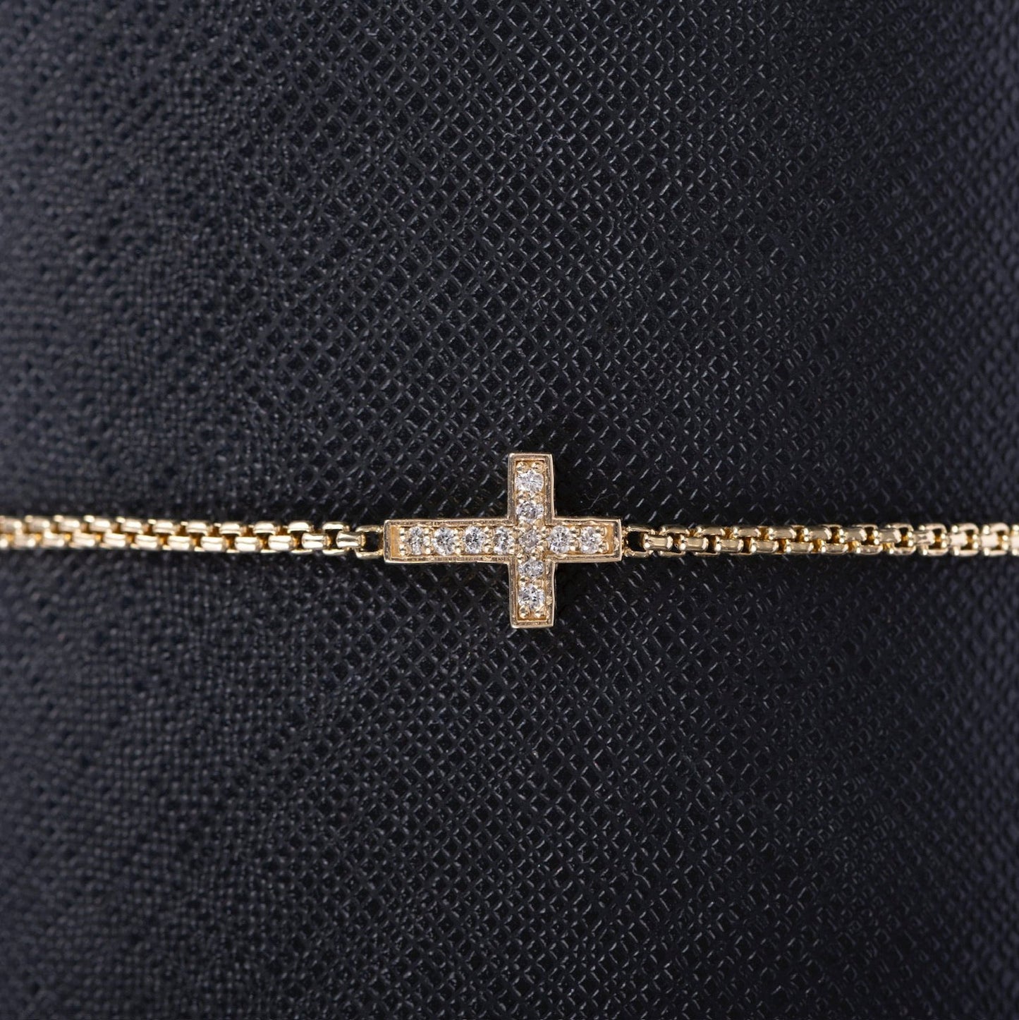 Diamond Cross Bracelet