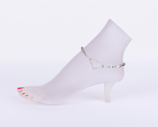 Diamond Heart Anklet