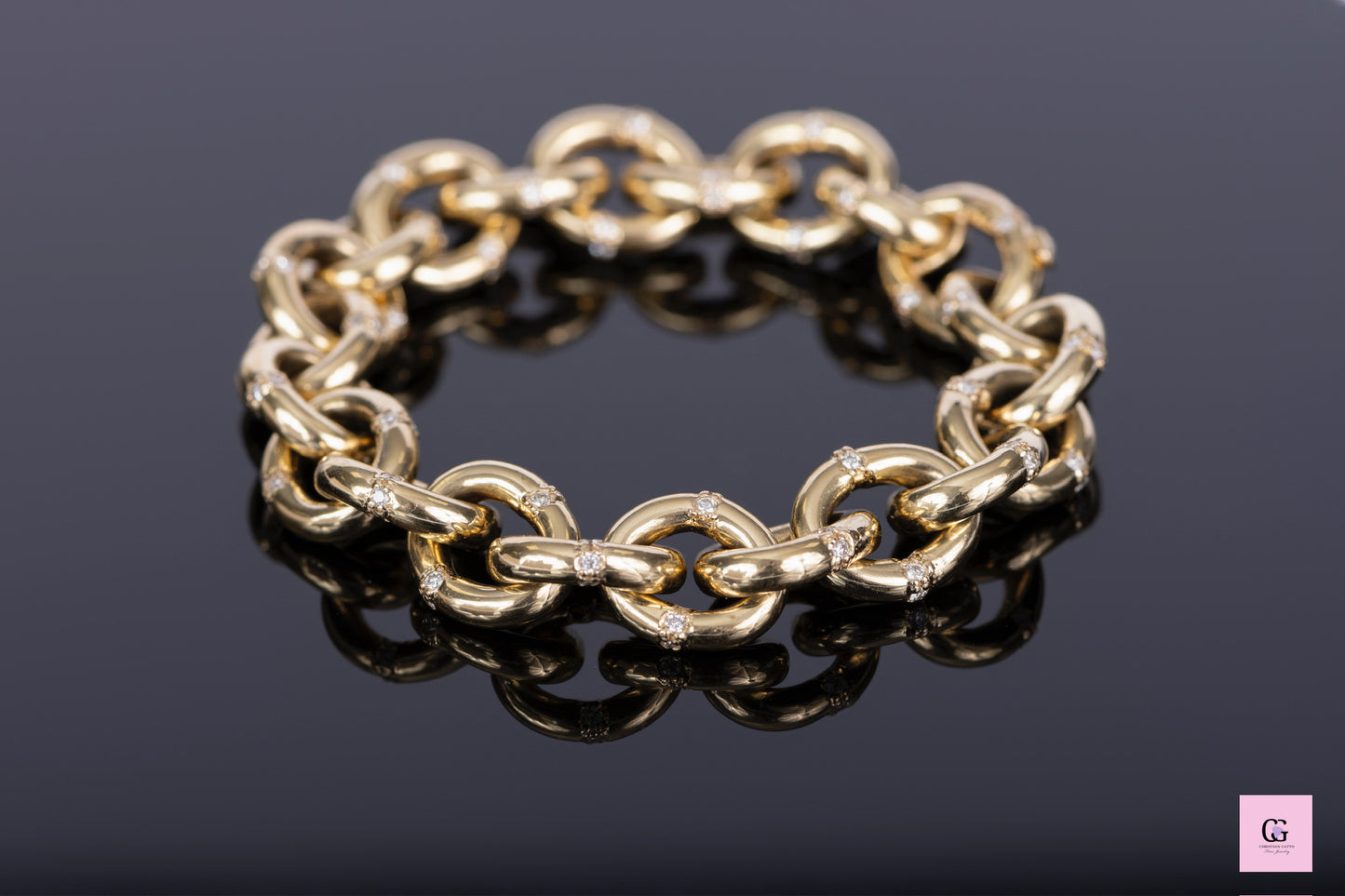 Diamond Link Bracelet