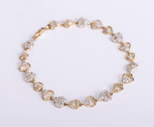 Diamond Heart Bracelet