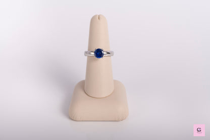 Sapphire Solitare Ring