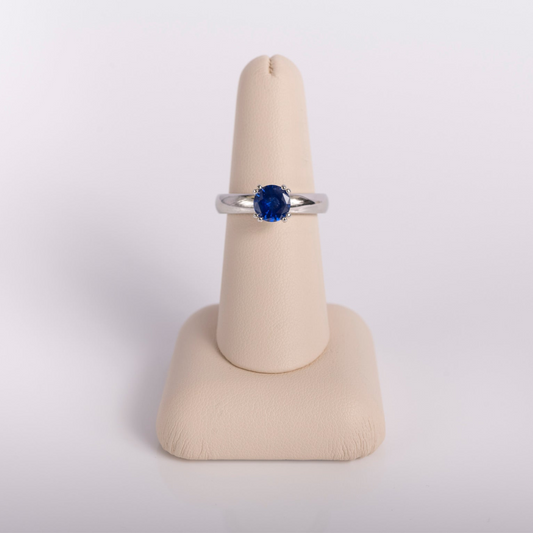 Sapphire Solitare Ring