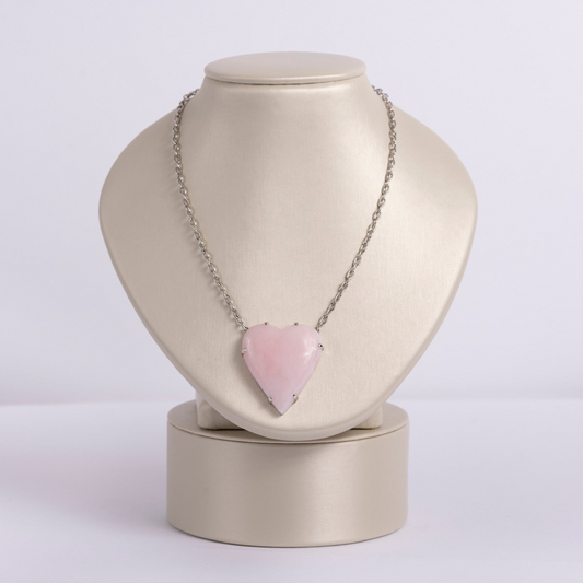 Opal Heart Necklace