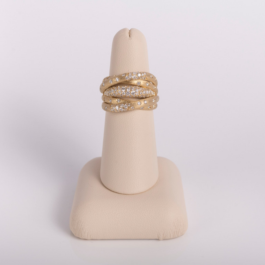 Entwined Diamond Ring